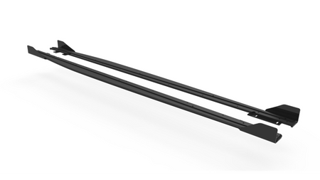 Dokładka Audi RS3 8Y Progi Street Pro Black-Red + Gloss Flaps