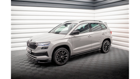 Dokładka Skoda Karoq I Facelift Sportline Progi Gloss Black