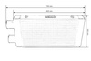 TurboWorks Intercooler 500x300x76 inlet 3" same side
