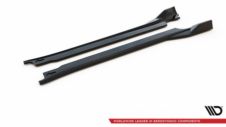 Side Skirts Diffusers V.2 Porsche 911 Carrera Aero / Carrera GTS 992 Gloss Black