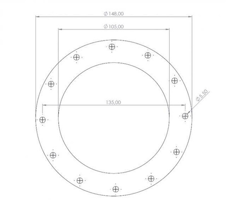 TurboWorks fuel tank gasket