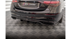 Splitter Mercedes-Benz S W223 Rear Central with Diffuser Gloss Black