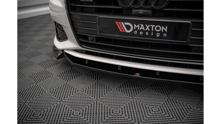 Splitter Audi A6 C8 przód v.2 Gloss Black