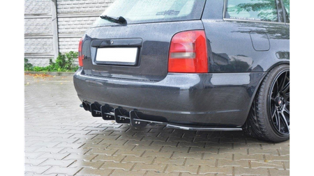 Splitter Audi S4 B5 Avant Tył Boczne Gloss Black