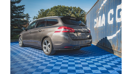 Przedłużenie Spoilera Peugeot 308 SW II Facelift Gloss Black