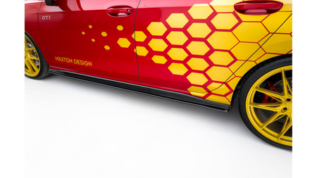 Dokładka Volkswagen Golf GTI Clubsport Mk8 Facelift Progi Street Pro Black-Red