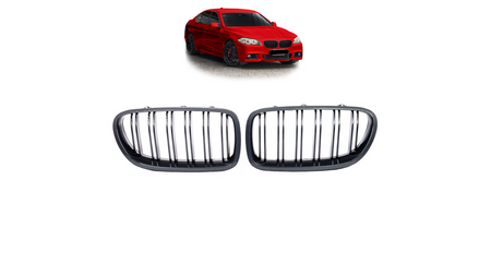 Grill BMW 5 F10 F11 Single Line Carbon Look