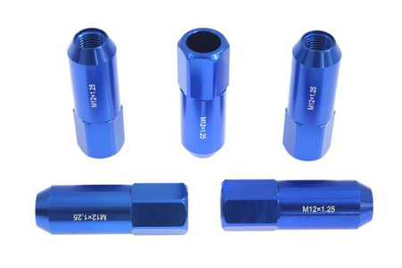 Wheel lug nuts JBR 60mm M12 x1,25 Blue