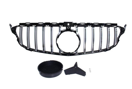 Grill Mercedes-Benz C W205 GT-R Look Chrome-Gloss Black