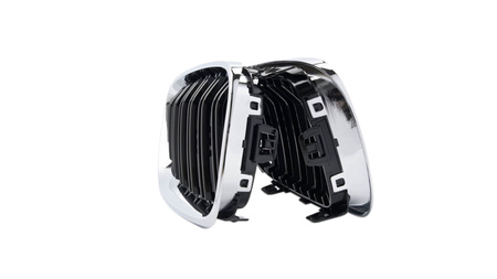 Grill BMW 2 F22 F23 podwójne żeberka Chrome & Black