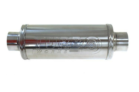 Center Muffler 57mm TurboWorks RS 409SS 300mm