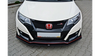 Splitter Honda Civic IX Type-R Front v.1 Gloss Black