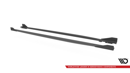 Dokładka Audi RS3 8Y Progi Street Pro Black + Gloss Flaps