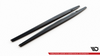 Diffuser Volkswagen Scirocco III R Side Skirts Gloss Black