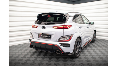 Splitter Hyundai Kona N Mk1 Tył Boczne Gloss Black v.2