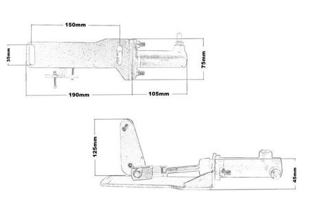 Hydraulic handbrake BMW E36