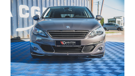 Splitter Peugeot 308 II Facelift przód v.1 Gloss Black