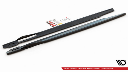 Diffuser BMW X6 G06 F96 M-Pack Side Skirts Gloss Black