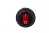 Switch Round ON-OFF 3PIN Red