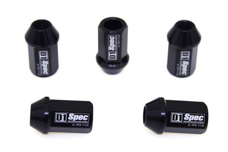Forged wheel lug nuts D1Spec Alu M12x1.25 Black ​