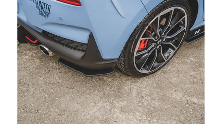 Splitter Hyundai I30 III N Tył Boczne Racing Durability Black