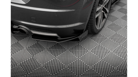 Splitter Audi TT 8S S-Line Rear Side Street Pro Black + Gloss Flaps