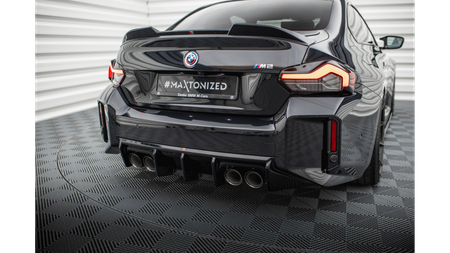 Dokładka BMW 2 G87 M-Pack Zderzak Tył v.1 Gloss Black