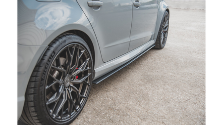 Dokładka Audi RS3 8V Sportback Progi Racing Black-Red