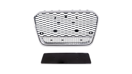 Grill Audi A6 C7 Chrome & Gloss Black