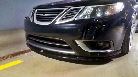 Splitter Saab 9-3 Turbo X przód Gloss Black