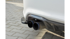 Splitter BMW 2 F87 M-Pack Tył Boczne Gloss Black
