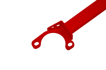 Rear upper strut bar Honda Prelude IV 4 Red