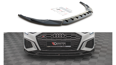 Front Splitter V.3 Audi S3 / A3 S-Line 8Y Gloss Black