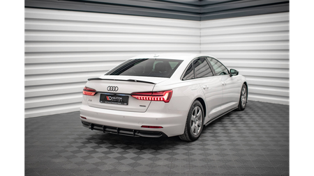 Dyfuzor Audi A6 C8 Tył Street Pro Black-Red