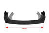 Universal front bumper splitter 3cz. Carbon Look