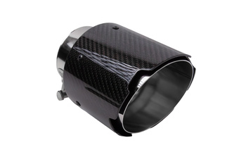 Exhaust Tip 114mm enter 76mm Carbon Gloss