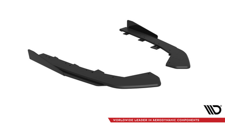 Splitter Volkswagen Jetta GLI Mk7 Rear Side Street Pro Black + Gloss Flaps