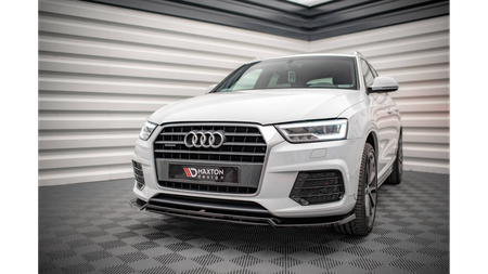 Splitter Audi Q3 8U Facelift Front v.2 Gloss Black