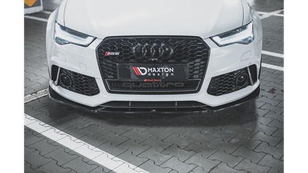 Splitter Audi RS6 C7 Front v.4 Gloss Black