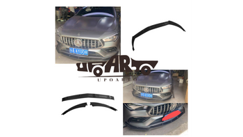 Diffuser Mercedes-Benz CLA C118 X118 Front Bumper Gloss Black