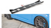 Diffuser Ford Focus III RS Side Skirts Racing Black + Gloss Flaps