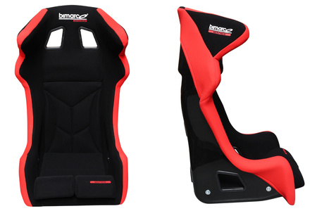 Fotel Sportowy Bimarco Matrix Welur Red-Black FIA