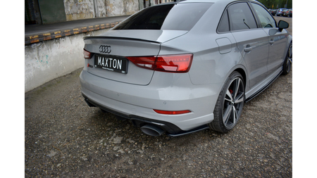 Splitter Audi RS3 8V Facelift Rear Side Gloss Black