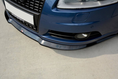 Front Splitter Audi A6 S-Line C6   - Gloss Black