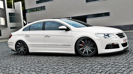 Diffuser Volkswagen Passat CC R36 Rline Side Skirts Gloss Black