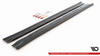 Diffuser Tesla Model S Facelift Side Skirts Gloss Black
