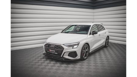 Splitter Audi A3 8Y S-Line przód v.3 Gloss Black