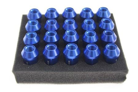 Wheel lug nuts JBR 50mm M12 x1,5 Blue