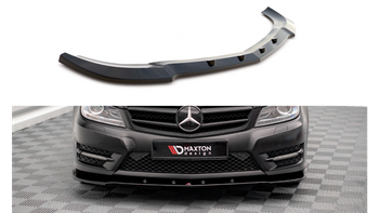 Splitter Mercedes-Benz C C204 W204 Facelift S204 Facelift Front v.2 Gloss Black