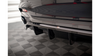 Splitter BMW X6 F16 M-Pack Tył Środkowy z Dyfuzorem Gloss Black